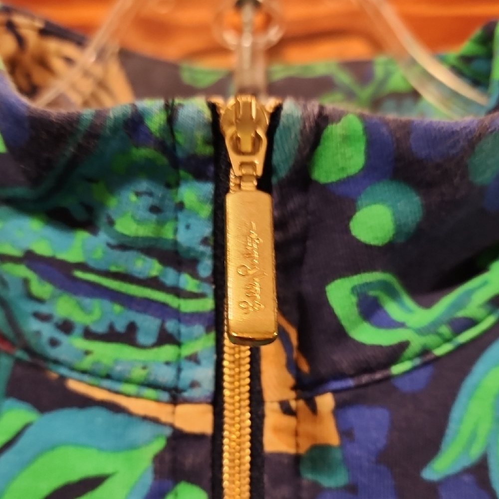Lilly Pulitzer Girls M (6-7) Life Of The Party Skipper Popover - Picture 3 of 14